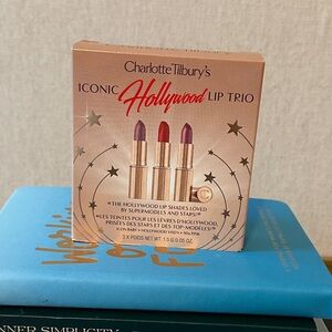 Charlotte Tilbury Iconic Hollywood Lip Trio - Red, Pink, Purple